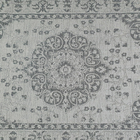 Modern Light Grey Dark Grey Anthracite Oriental Vintage Rug Runner 100% Cotton Natural Hallway Hall Flat Weave Carpet Washable Natural Woven Mat - 75x300cm Living Room Bedroom Floor Area Mat Contemporary