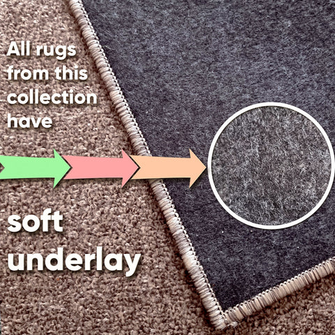 Extra Large Grey Monochrome Soft Small Carpet Bedroom Living Room Area Floor Mat